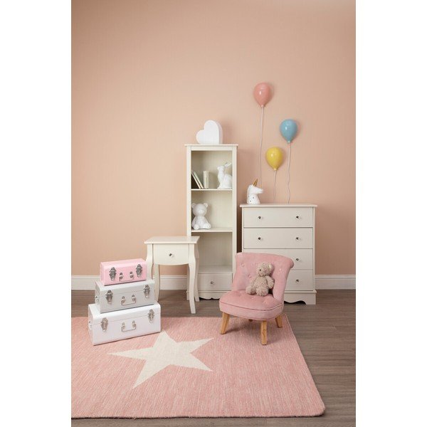 Dramblio kaulo spalvos šoninė spintelė 69x89x42 cm Emily – Premier Housewares-image-2