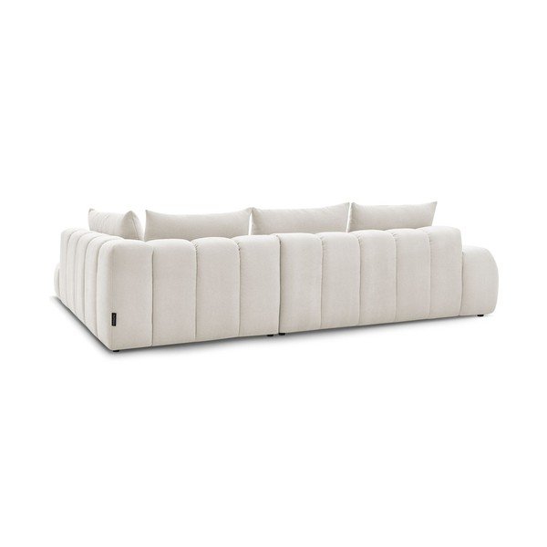 Kampinė sofa baltos spalvos (su dešiniuoju kampu) Everest – Bobochic Paris-image-4