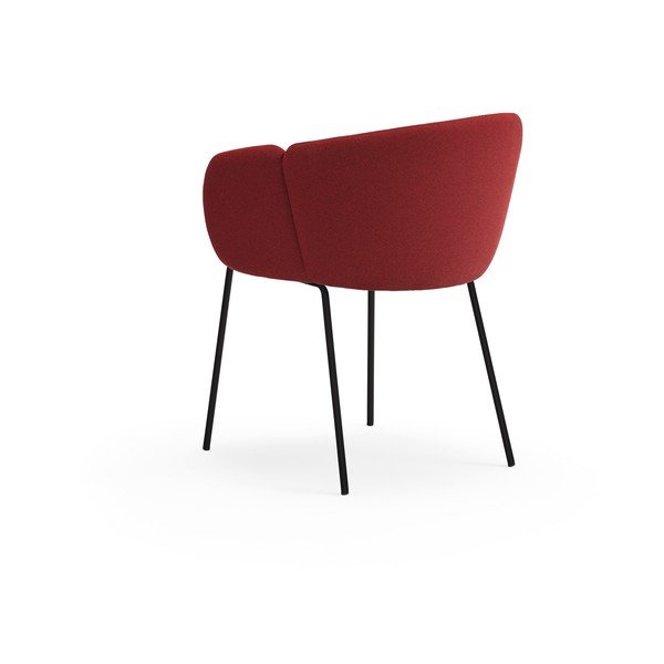 Bordo spalvos iš audinio valgomojo kėdė Add – Teulat-image-3