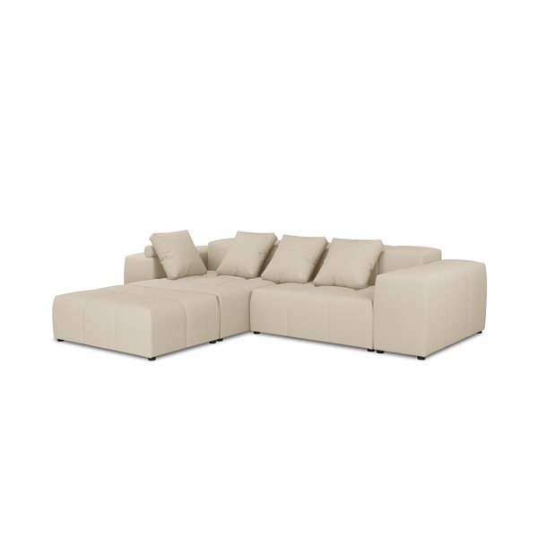 Smėlio spalvos kampinė sofa (kintama) Rome - Cosmopolitan Design-image-2