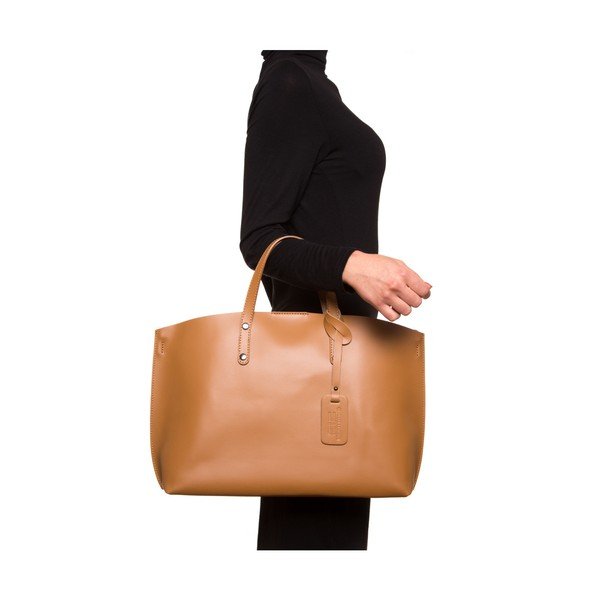 Luisa Vannini odinė rankinė 3034 Cognac-image-4