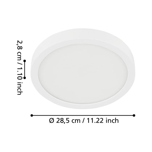 Lubinis šviestuvas baltos spalvos LED FUEVA 5 – EGLO-image-3