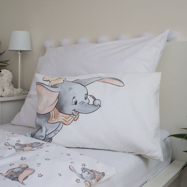 Vaikiška patalynė iš medvilnės vaikiškai lovai 100x135 cm Dumbo – Jerry Fabrics-image-3