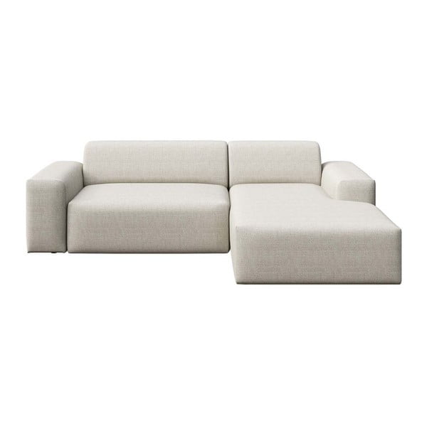 Smėlio spalvos sulankstoma/su sandėliavimo vieta kampinė sofa (su dešiniuoju kampu/su gultu) Villet – Rodier