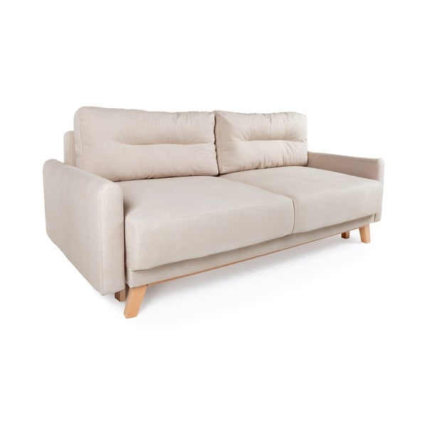 Smėlio spalvos sofa-lova Bonami Selection Pop-image-2