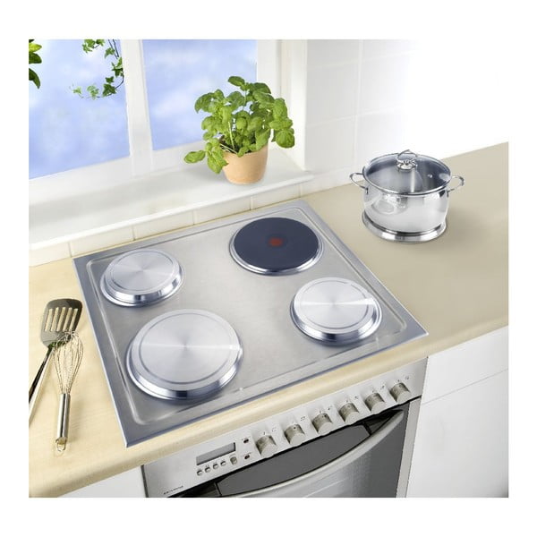 Iš nerūdijančio plieno kaitlentės apsauginės plokštės 4 vnt. 20x20 cm – Wenko-image-3