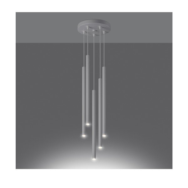 Baltos spalvos iš metalo kabantis šviestuvas ø 25 cm Fideus – Sollux-image-4