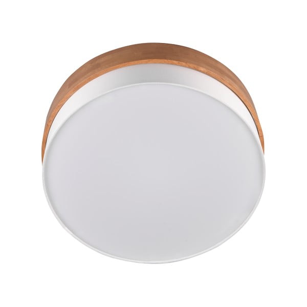 Lubinis šviestuvas baltos spalvos/natūralios spalvos su tekstiliniu gaubtu Seasons – Trio-image-4