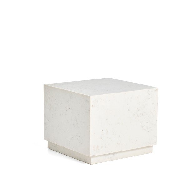 Iš marmuro šoninis stalas 50x50 cm Sorein – Kave Home