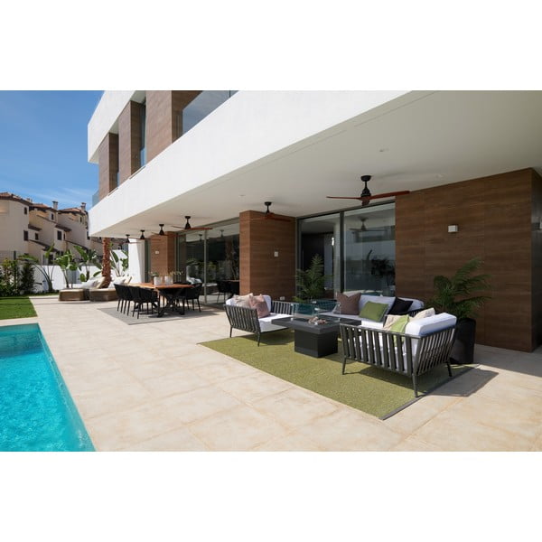 Khaki spalvos lauko ir vidaus kilimas 85x160 cm Effi Apple – Pappelina-image-3