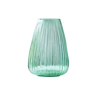 Žalia stiklinė vaza Bitz Kusintha, aukštis 22 cm