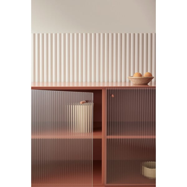 Vitrina raudonos plytų spalvos 91x111 cm Edge by Hammel – Hammel Furniture-image-3