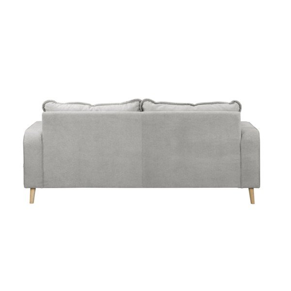Šviesiai pilka sofa 193 cm Beata - Ropez-image-4