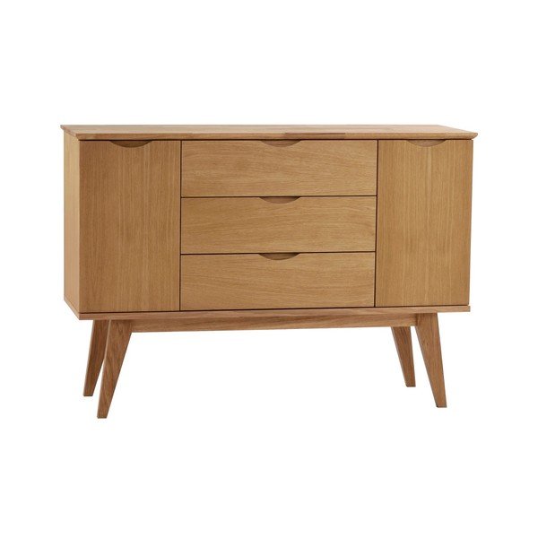 Ąžuolinė komoda Rowico Njord, ilgis 122 cm-image-1
