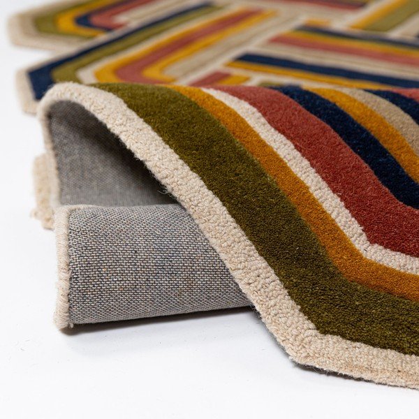 Rankų darbo iš vilnos kilimas 140x200 cm Lattice Shaped  – Flair Rugs-image-2