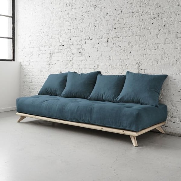 Sofa "Senza Natural/Deep Blue