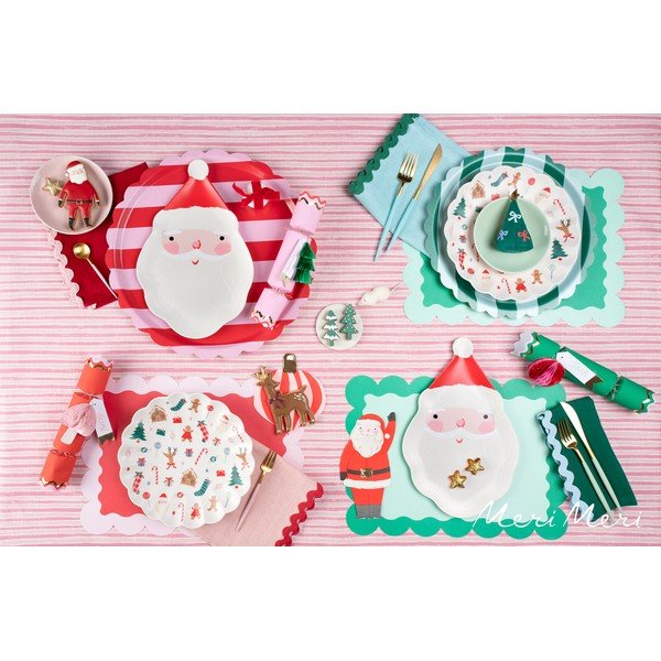 Iš popieriaus padėkliukai 8 vnt. 41x30 cm Christmas – Meri Meri-image-1