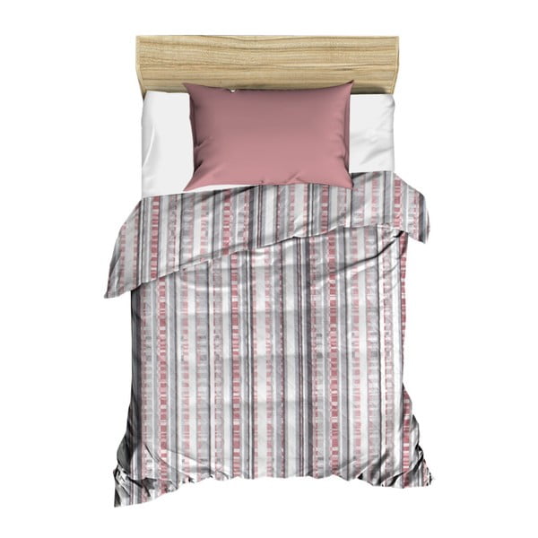 Rožinis dygsniuotas lovos užtiesalas Bobby, 160 x 230 cm