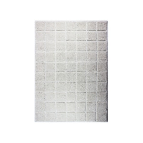 Vilnonis kilimas Blokai 120x170 cm, šviesus