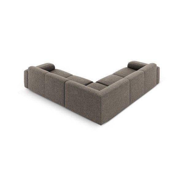 Kampinė sofa pilkos spalvos (kintama/„L“ formos) Molino – Micadoni Home-image-3