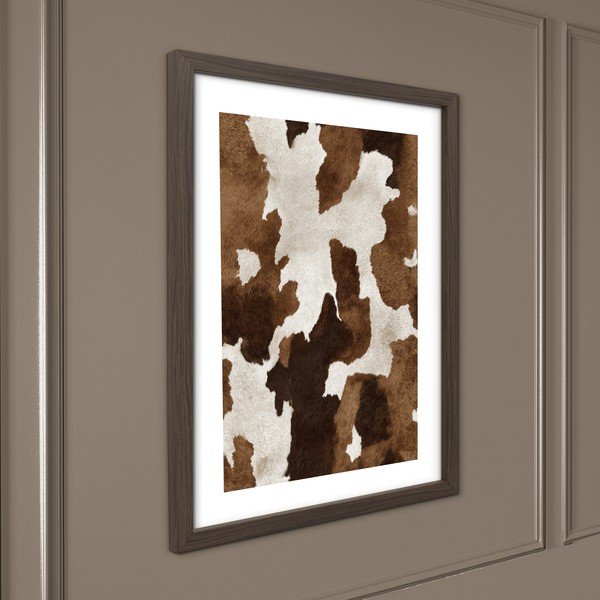 Spausdintas paveikslas su rėmeliu 30x40 cm Cowhide – Styler-image-1
