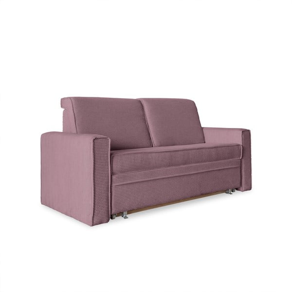 Rožinė sofa lova 168 cm Lucky Lucy - Miuform
