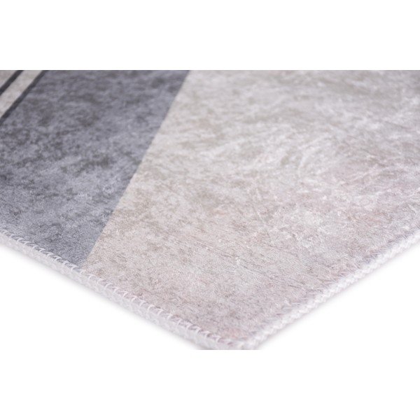 Skalbiamas kilimas šviesiai rožinės spalvos/šviesiai pilkos spalvos 160x230 cm – Vitaus-image-2