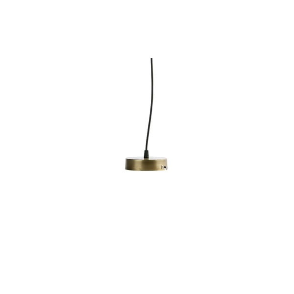 Auksinės spalvos kabantis šviestuvas su stiklo gaubtu Pure – WOOOD-image-3