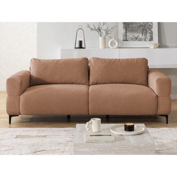 Terakotos spalvos sofa 217 cm Helio – Ropez-image-1