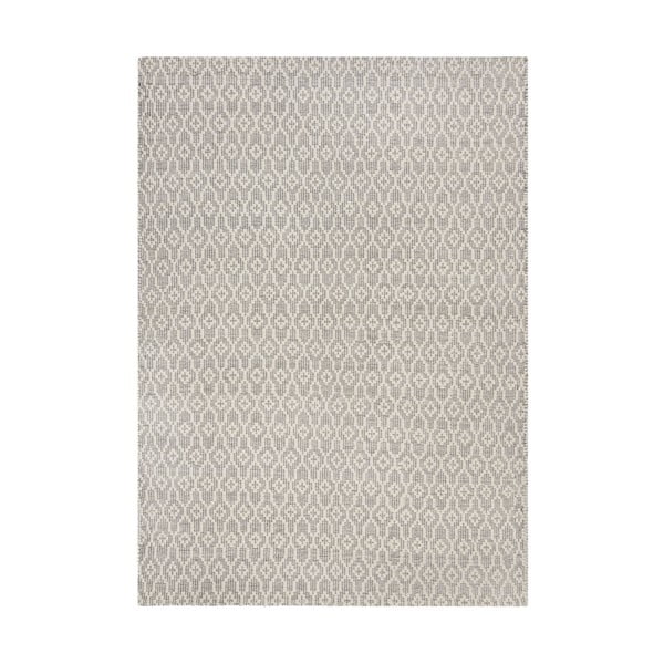 Pilkos ir smėlio spalvos vilnonis kilimas Flair Rugs Dream, 80 x 150 cm