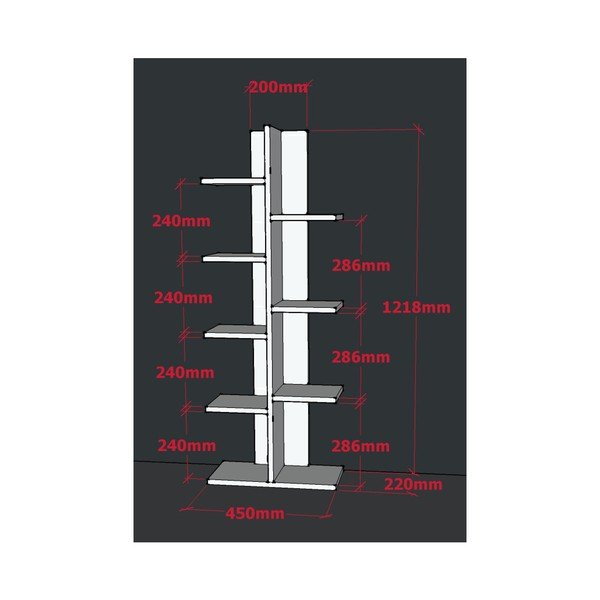 Balta knygų lentyną Tree-image-1