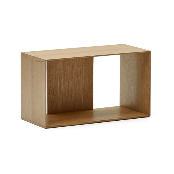 Modulinė lentyna natūralios spalvos iš ąžuolo 67x38 cm Litto – Kave Home-image-2