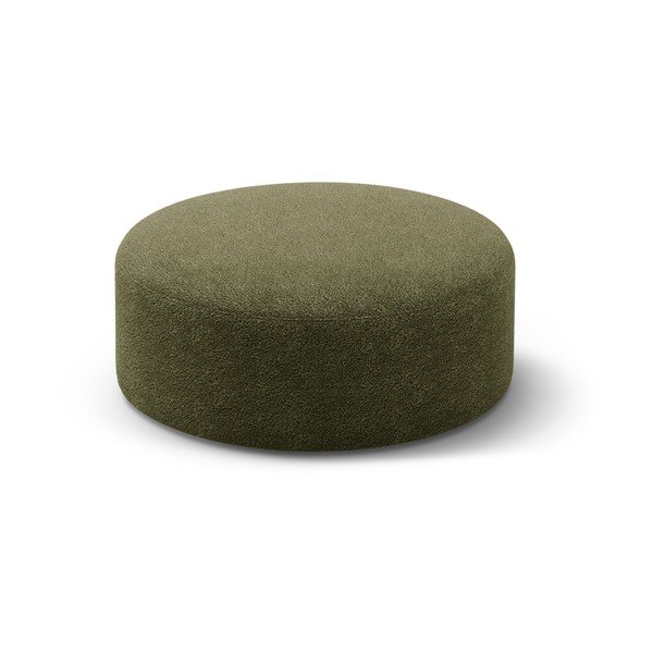 Žalios spalvos iš boucle pufas Dia – Micadoni 