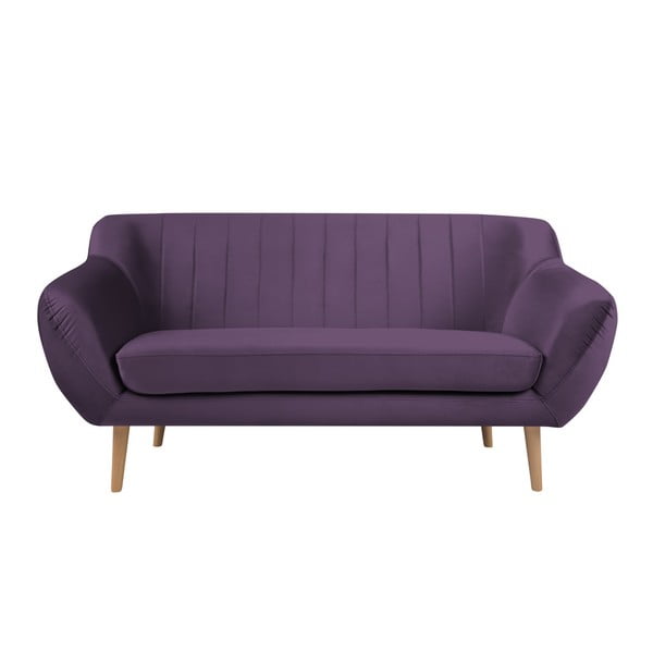 Violetinė dvivietė sofa Mazzini Sofas Benito