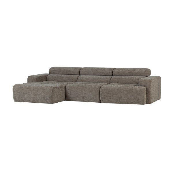 Pilkos spalvos reguliuojama kampinė sofa (su kairiuoju kampu/su gultu) Novi – WOOOD-image-1