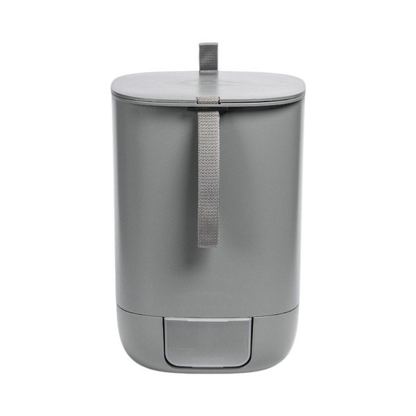 Pilkos spalvos komposto dėžė 10,6 l Bokashi – Plastia