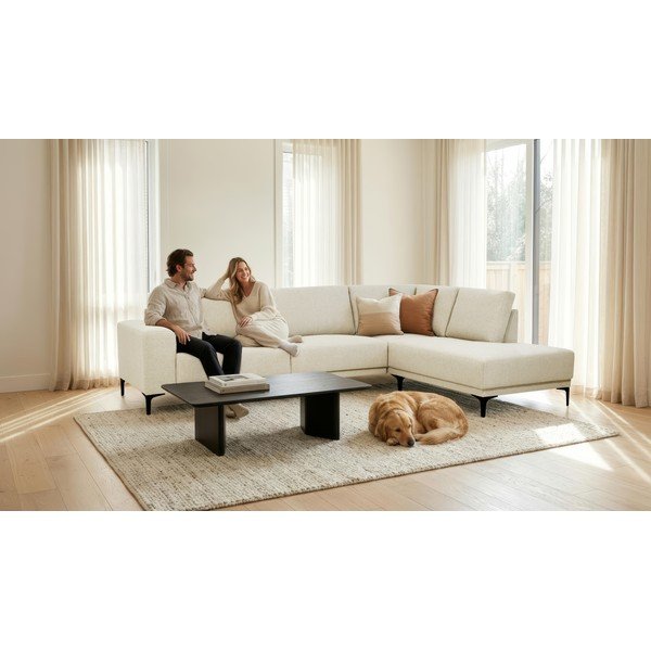Kampinė sofa smėlio spalvos (su dešiniuoju kampu) Chile – Scandic-image-1
