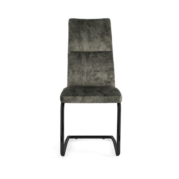 Žalios spalvos iš audinio valgomojo kėdė Thelma – Bizzotto-image-2