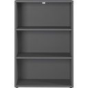 Knygų spinta  antracito spalvos 80x120 cm Agenda – Germania