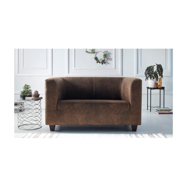 Ruda dvivietė sofa Bobochic Paris Django Preston-image-4