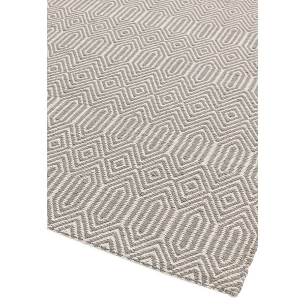 Iš vilnos kilimas šviesiai pilkos spalvos 120x170 cm Sloan – Asiatic Carpets-image-4