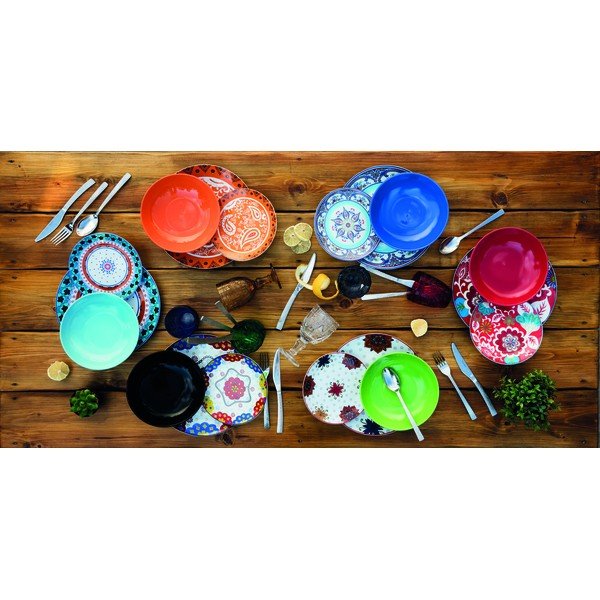 18 dalių "Villa d'Este Folie" porcelianinių indų rinkinys-image-1