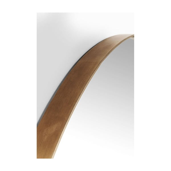 "Kare Design" apvalus kreivas veidrodis su vario spalvos rėmu, ⌀ 100 cm-image-3