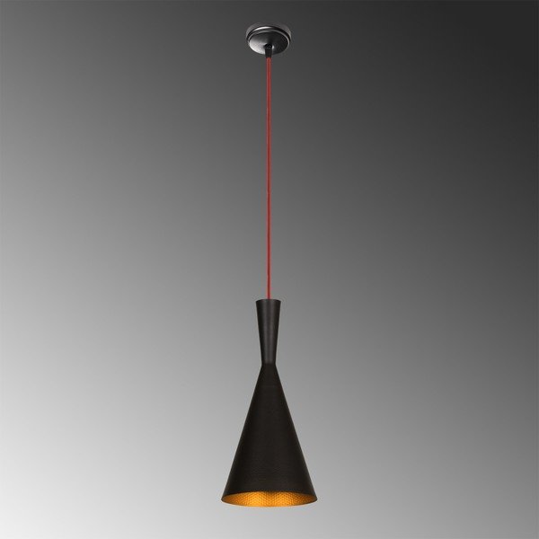 Juodos spalvos metalinis pakabinamas šviestuvas Opviq lights Vlassis-image-1