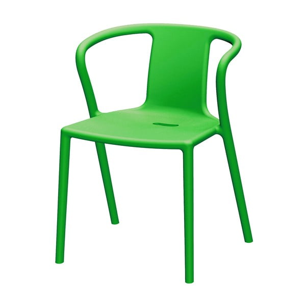 Žalia valgomojo kėdė su porankiais "Magis Air