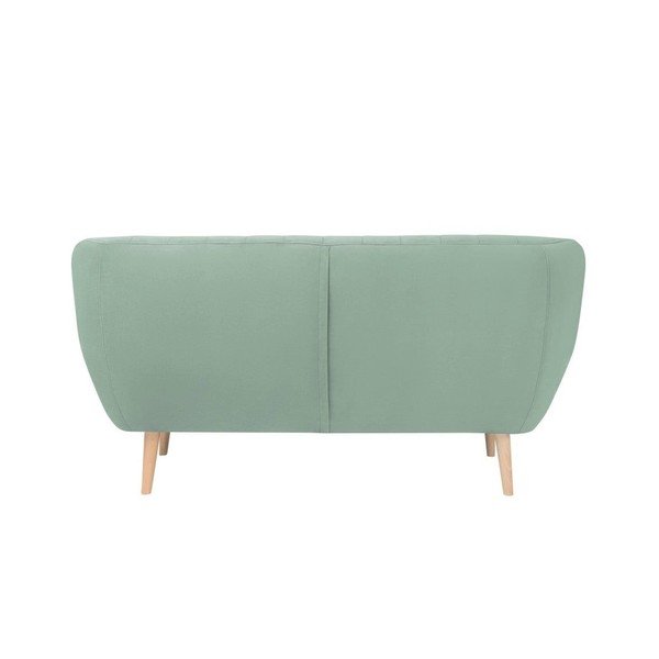 Mėtų žalios spalvos aksominė sofa Mazzini Sofas Sardaigne, 158 cm-image-3