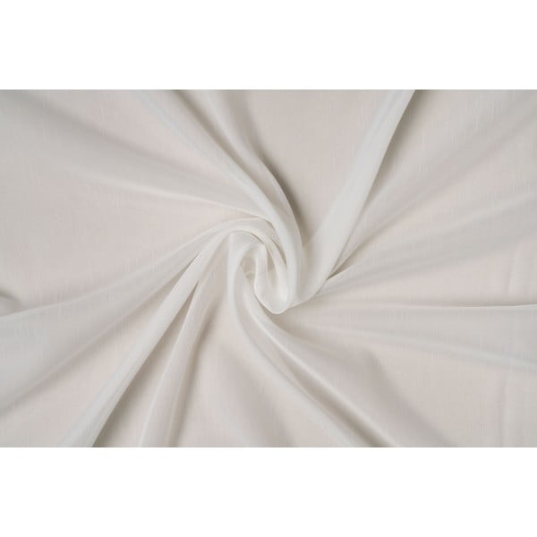 Iš šydo permatoma užuolaida baltos spalvos 150x50 cm Avenue – Mendola Fabrics-image-2