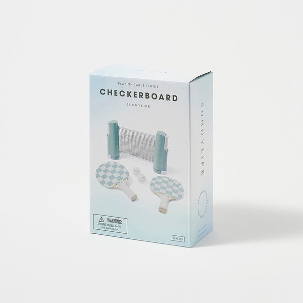 Stalo teniso rinkinys Sunnylife Checkerboard-image-1