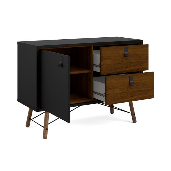 Juoda komoda Tvilum Ry, 102 x 72 cm-image-3