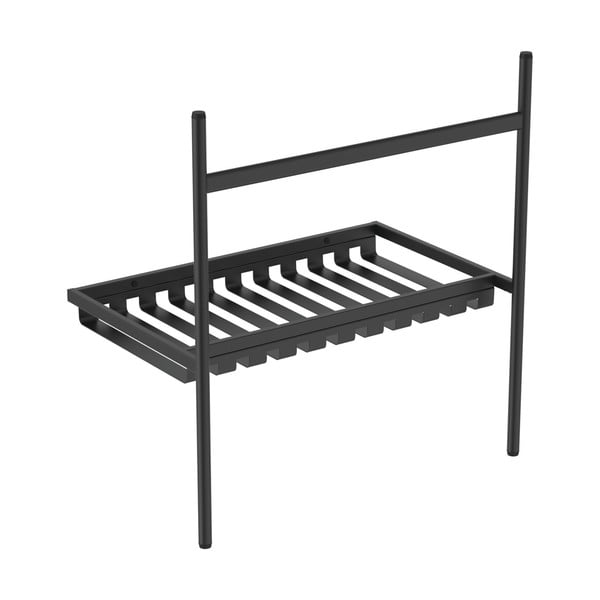 Iš metalo laikiklis kriauklei juodos spalvos 56x82 cm Conca – Ideal Standard